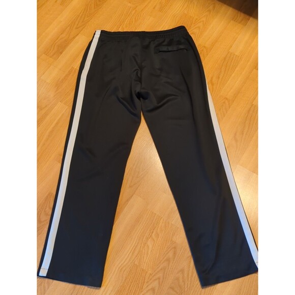 Nike Track Pants Sweatpants Mens Large Black Stripe Striped Drawstring Active - Picture 6 of 12